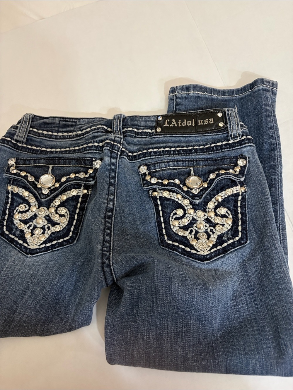 Bling jeans capri la idol